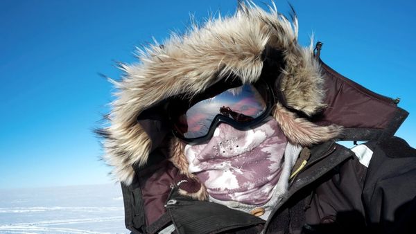 René Robert in Antarctica