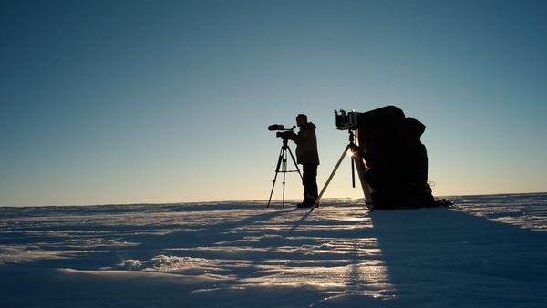 René Robert in Antarctica