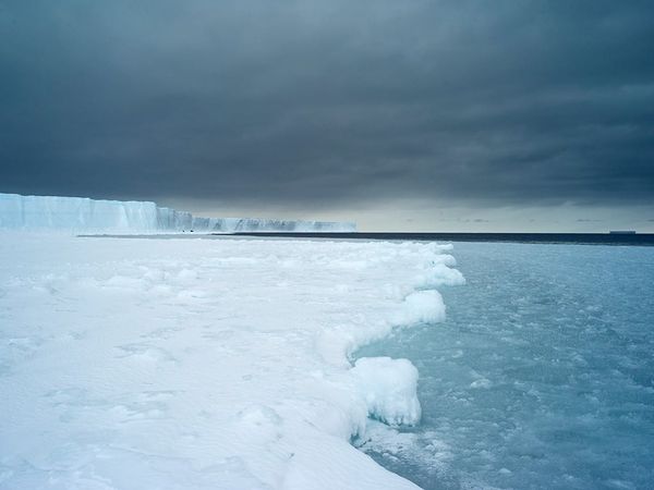 Skidoo and ice