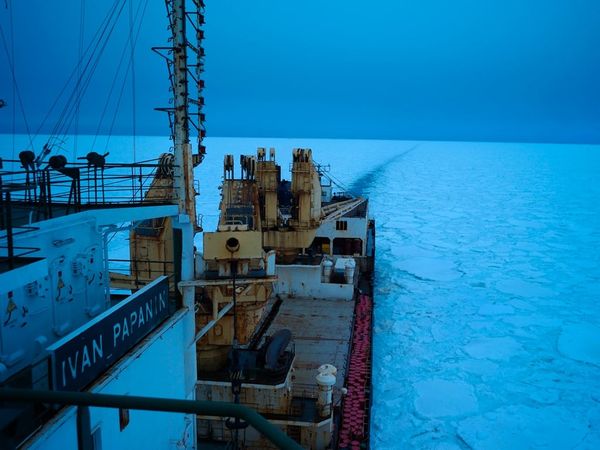 Through the ice